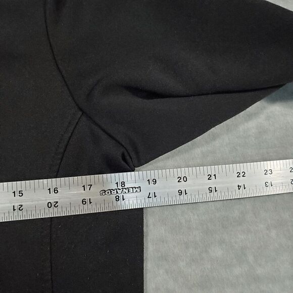 The North Face Hoodie Women Medium Black Rainbow Logo Polyester Stretch Pullover - Picture 3 of 8